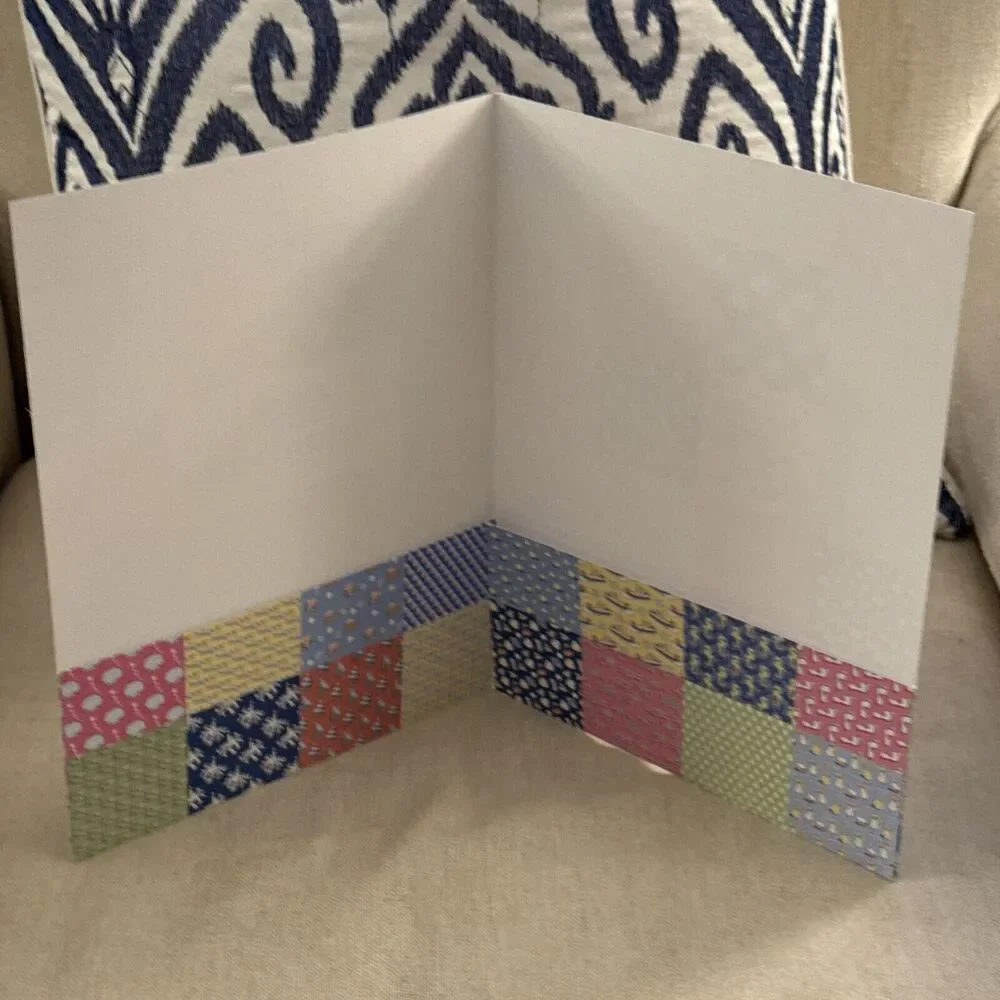Vineyard Vines Colorful Patchwork Whale School Work FOLDER Notebook Very RARE!
